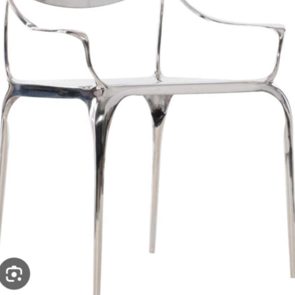 Chic Silver Dining Chair